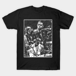 Nate Diaz Black and White T-Shirt